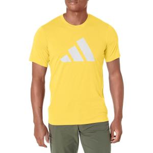 imageadidas Mens Training Essentials Feel Ready Logo TShirtBold GoldDash Grey