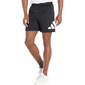 imageadidas Mens Training Essentials Logo Training ShortsBlackWhite