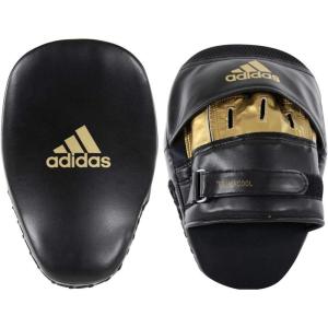 imageadidas Speed Training Curved Focus Mitt  for Boxing Kickboxing Coaching and Training  for Men Women Unisex  26x18x9 cm  BlackRedGold  YellowBlueBlack