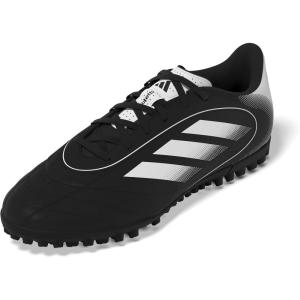imageadidas Unisex Adult Goletto IX Turf Soccer ShoeBlackWhiteBlack