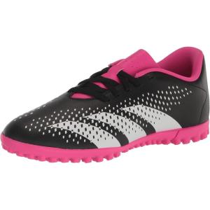 imageadidas Unisex Predator Accuracy4 Turf Flexible Ground Soccer Shoe  Kids Soccer CleatBlackWhiteTeam Shock Pink
