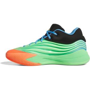 imageadidas UnisexAdult Dame X Basketball SneakerLime BurstSignal CoralBlue Burst