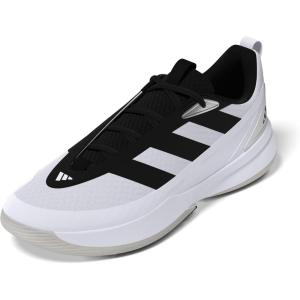 imageadidas UnisexAdult Front Court SneakerWhiteBlackWhite