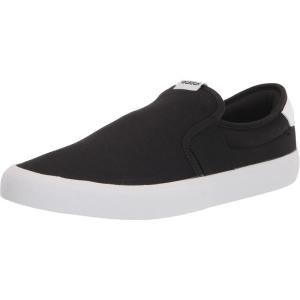 imageadidas UnisexAdult Vulcraid3r Slip on Running ShoeBlackBlackWhite