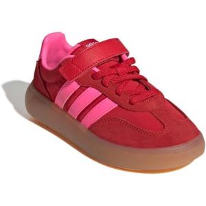 imageadidas UnisexChild Barreda Decode Elastic Lace ampamp Strap SneakerBetter ScarletLucid PinkGum