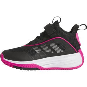 imageadidas UnisexChild Own The Game 30 Basketball SneakerBlackIron MetallicShock Pink