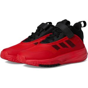 imageadidas UnisexChild Own The Game 30 Basketball SneakerBlackRedRed