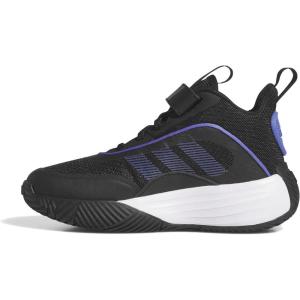 imageadidas UnisexChild Own The Game 30 Basketball SneakerBlackSemi Cobalt BlueWhite