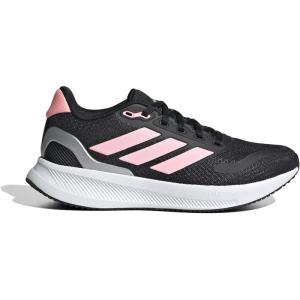 imageadidas UnisexChild Run Falcon 5 SneakerBlackPink SparkSilver Metallic