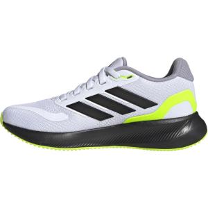 imageadidas UnisexChild Run Falcon 5 SneakerWhiteBlackLucid Lemon