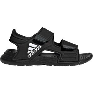 imageadidas UnisexChild Water Slide SandalBlackWhiteGrey