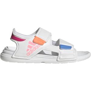 imageadidas UnisexChild Water Slide SandalWhiteBeam PinkSemi Lucid Fuchsia
