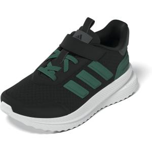 imageadidas UnisexChild XPLR Path Elastic Lace ampamp Strap SneakerBlackCollegiate GreenGrey