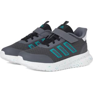 imageadidas UnisexChild XPLR Path Elastic Lace ampamp Strap SneakerGreyPure TealBlack