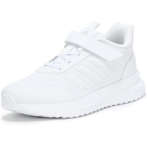 imageadidas UnisexChild XPLR Path Elastic Lace ampamp Strap SneakerWhiteWhiteGrey
