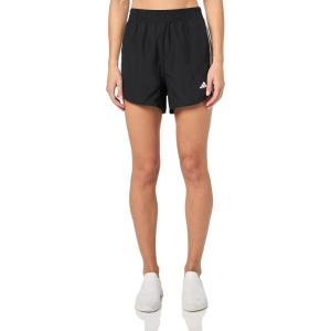 imageadidas Womens 3Stripes HighRise Training ShortsBlackWhite