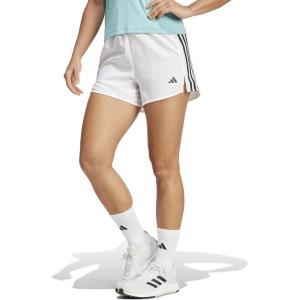 imageadidas Womens 3Stripes HighRise Training ShortsWhiteBlack