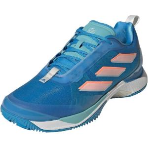 imageadidas Womens Avacourt Tennis ShoePulse BlueWhiteMint Ton Clay
