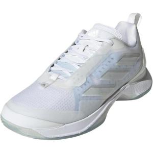 imageadidas Womens Avacourt Tennis ShoeWhiteWhiteSilver Metallic