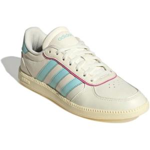 imageadidas Womens Breaknet Sleek SneakerOff WhiteSemi Flash AquaWarm Vanilla