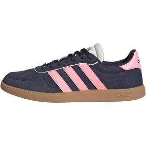 imageadidas Womens Breaknet Sleek SneakerShadow Navy Pink Spark Off White