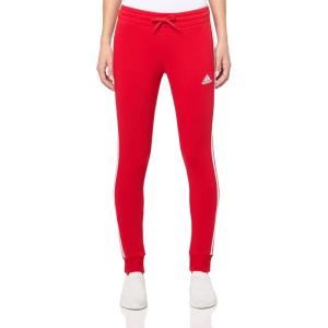imageadidas Womens Essentials 3Stripes Fleece PantsBetter Scarlet