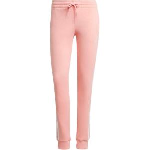 imageadidas Womens Essentials 3Stripes Fleece PantsSemi Pink Spark