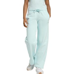 imageadidas Womens Essentials Small Logo Feel Cozy Open Hem PantsHalo MintWhite