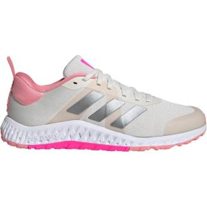 imageadidas Womens Everyset Versatile Training Sneakers ShoesChalk WhiteIron MetallicLucid Pink