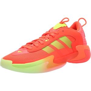 imageadidas Womens Exhibit Select 20 Basketball SneakerSolar RedLucid LemonLucid Lemon