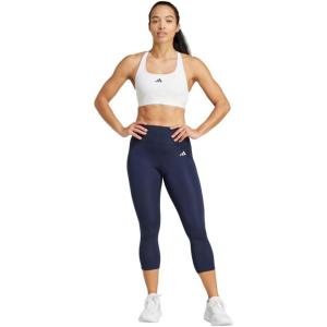 imageadidas Womens Optime Essentials Stash 34 LeggingsInk