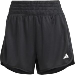imageadidas Womens Pacer Essentials Knit HighRise Shorts Black XSmall 3quot