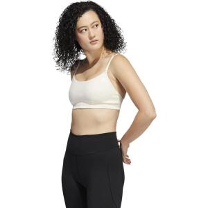 imageadidas Womens Studio Light Support Better Level BraWonder White