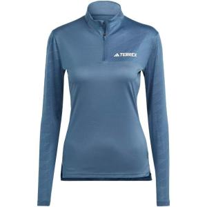 imageadidas Womens Terrex Multi Halfzip Long Sleeve TshirtWonder Steel