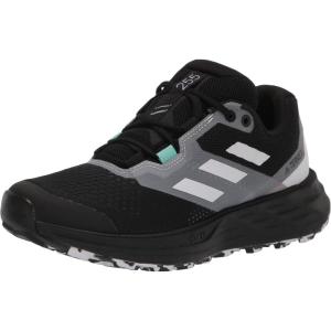 imageadidas Womens Terrex Two Flow Trail Running ShoeCore BlackCrystal WhiteClear Mint