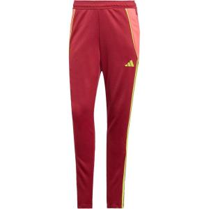 imageadidas Womens Tiro 24 Training PantsTeam Collegiate BurgundySemi Solar Yellow
