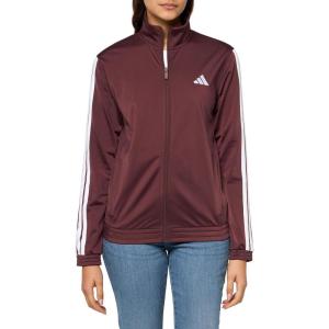 imageadidas Womens Tricot 3Stripes Track TopAurora RubyWhite