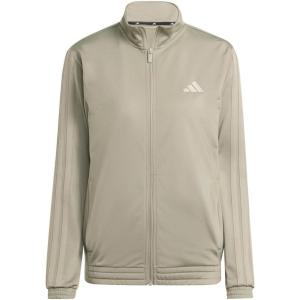 imageadidas Womens Tricot 3Stripes Track TopSilver Pebble