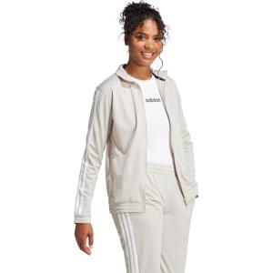 imageadidas Womens Tricot 3Stripes Track TopWonder AluminaWhite