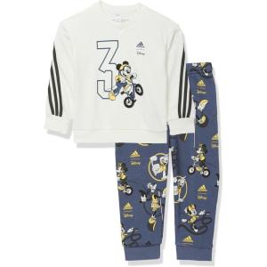 imageadidas boys Disney Mickey Mouse Jogger SetOff WhiteCarbonSemi Spark