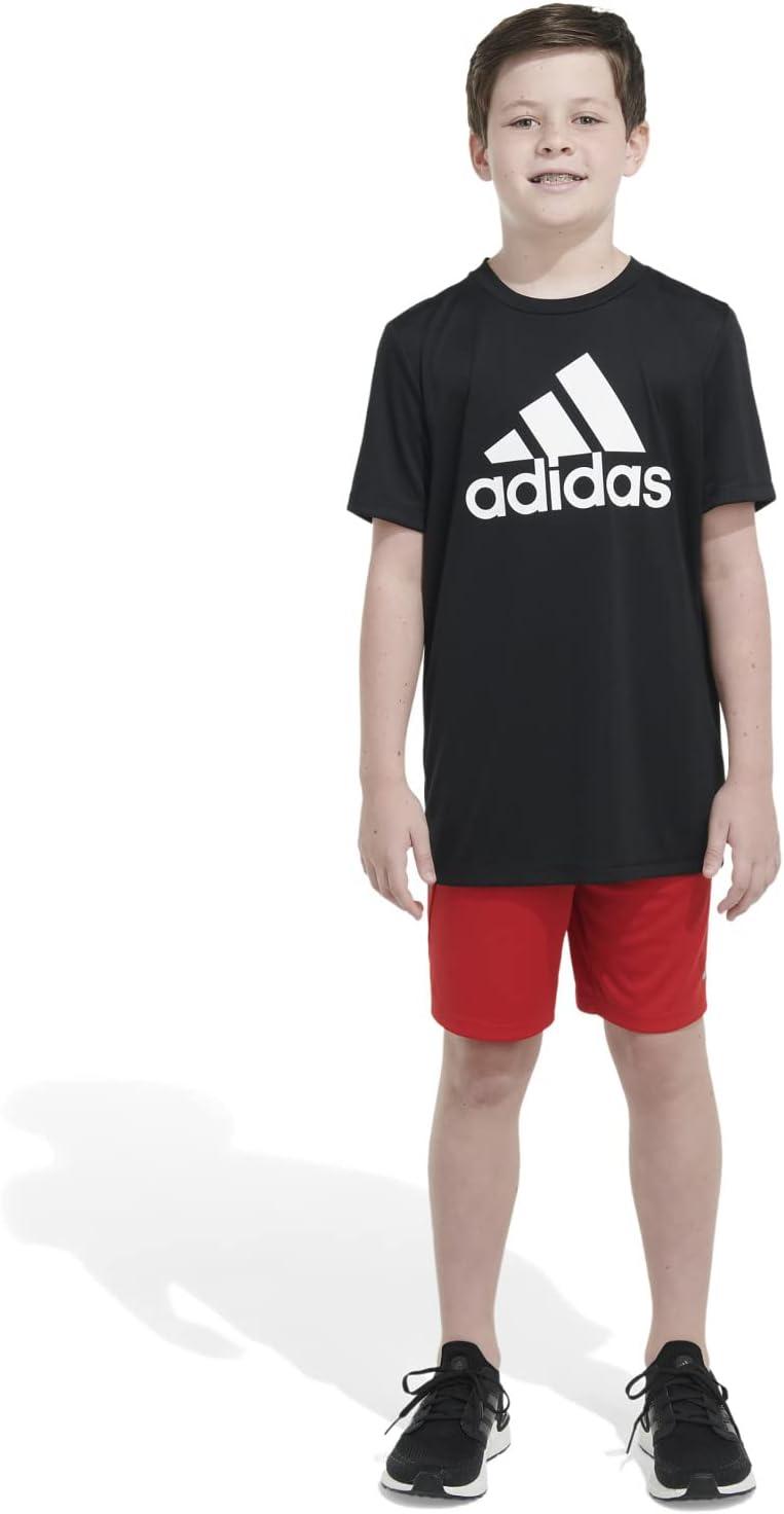 imageadidas Boys Classic 3Stripes ShortsBetter Scarlet