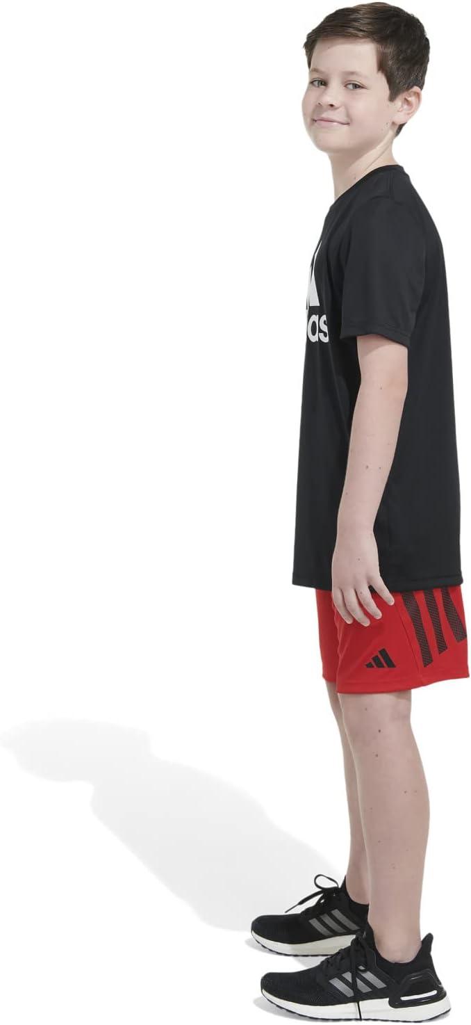imageadidas Boys Classic 3Stripes ShortsBetter Scarlet