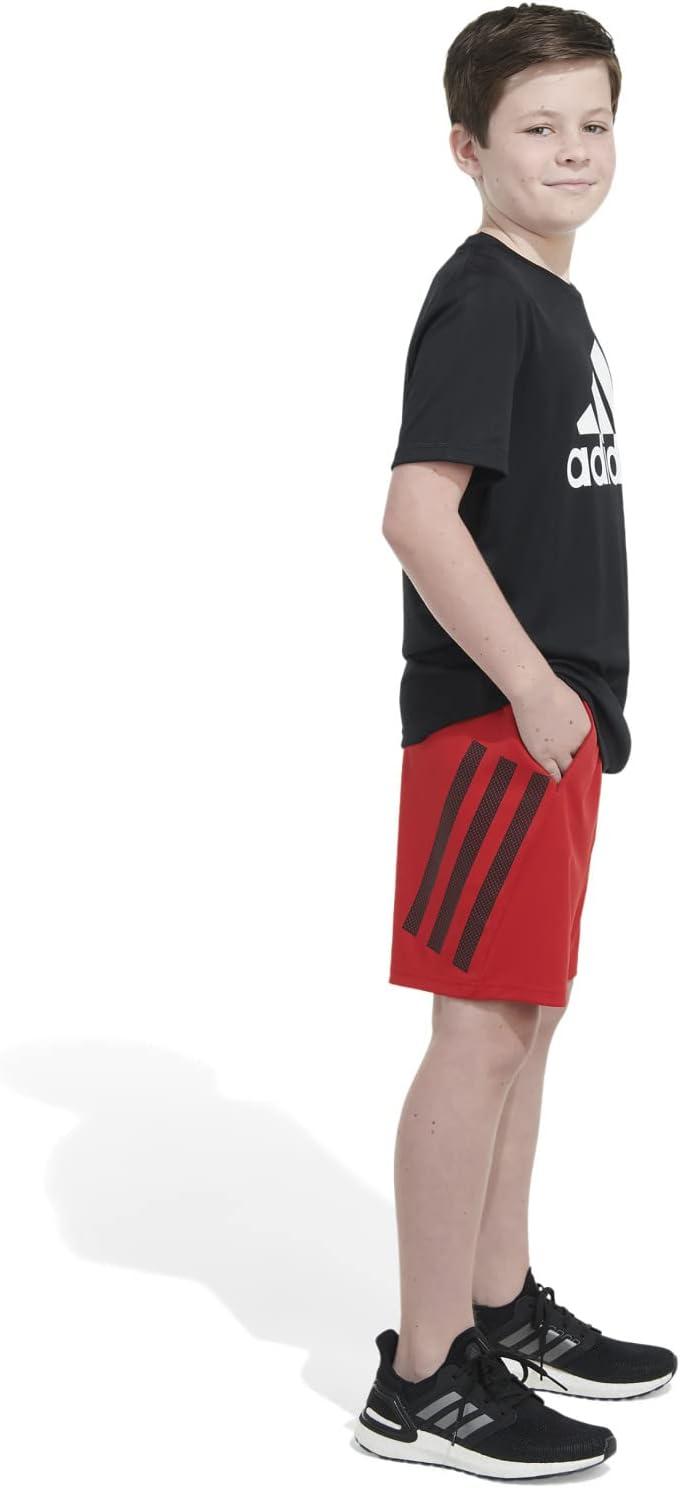 imageadidas Boys Classic 3Stripes ShortsBetter Scarlet