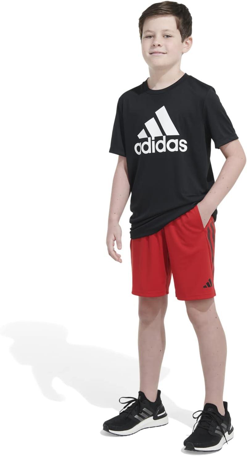 imageadidas Boys Classic 3Stripes ShortsBetter Scarlet