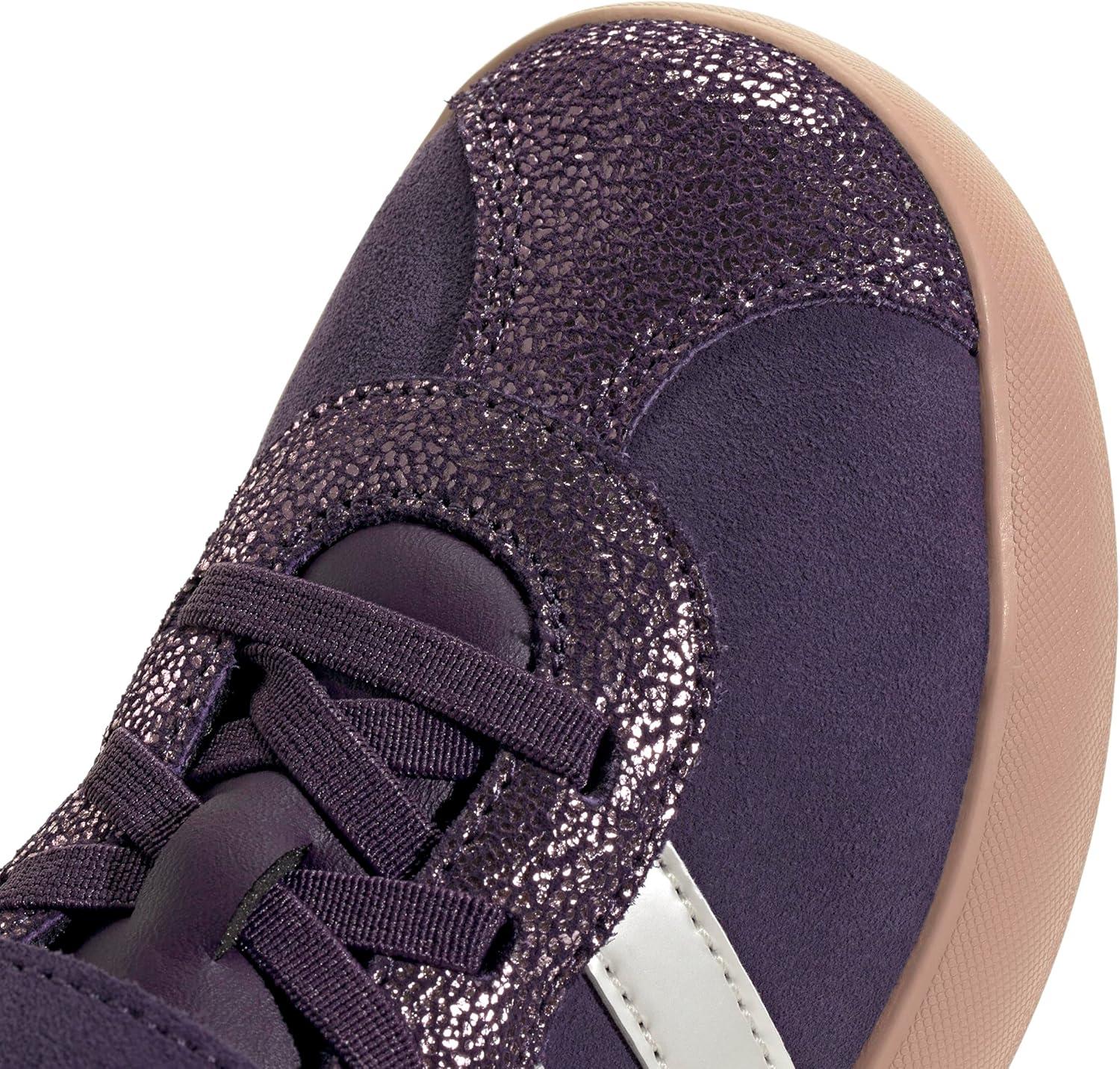 imageadidas Kids VL Court 30 SneakerAurora PlumZero MetallicPink Gum