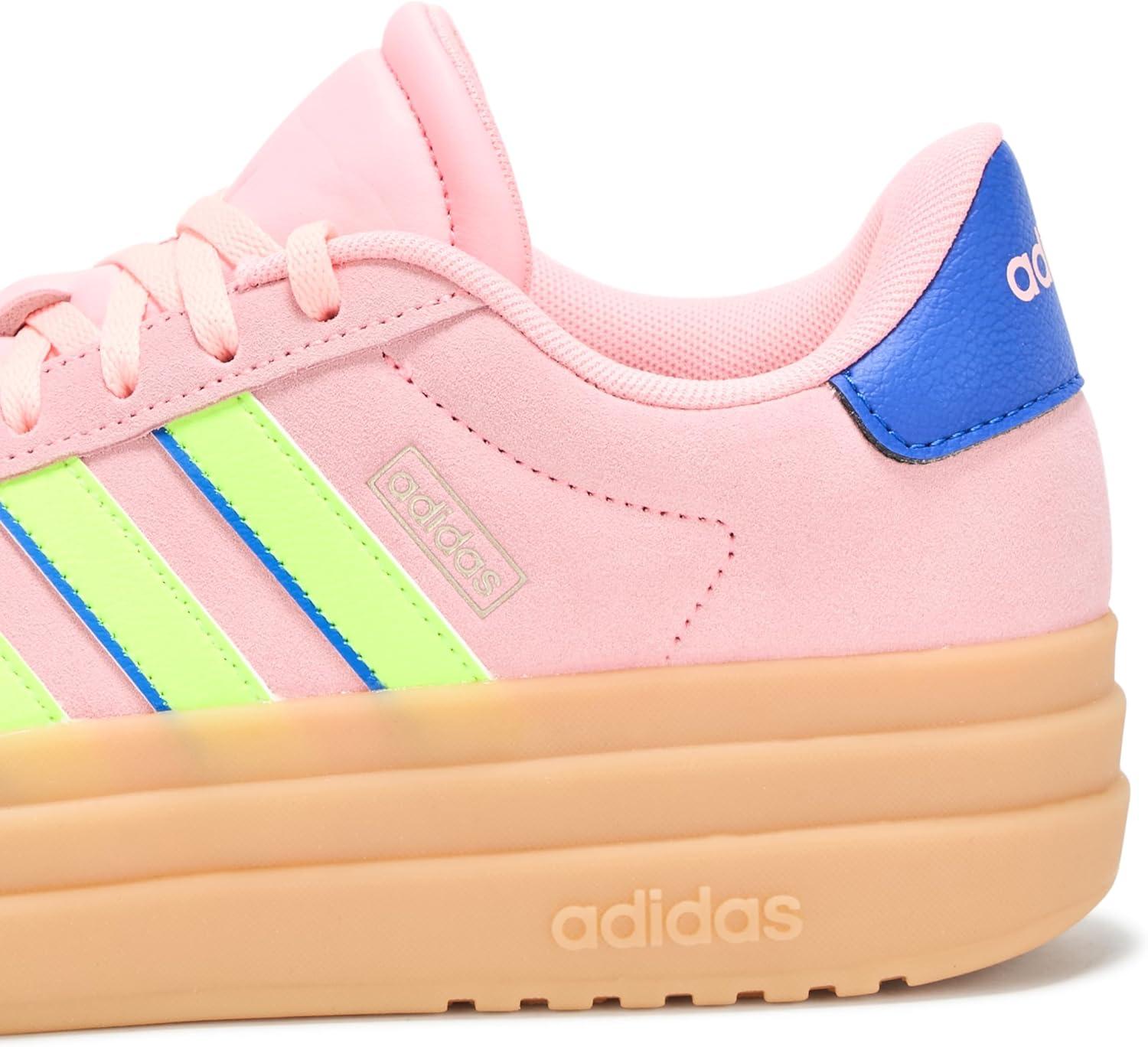 imageadidas Kids VL Court 30 SneakerPink SparkLucid LemonLucid Blue