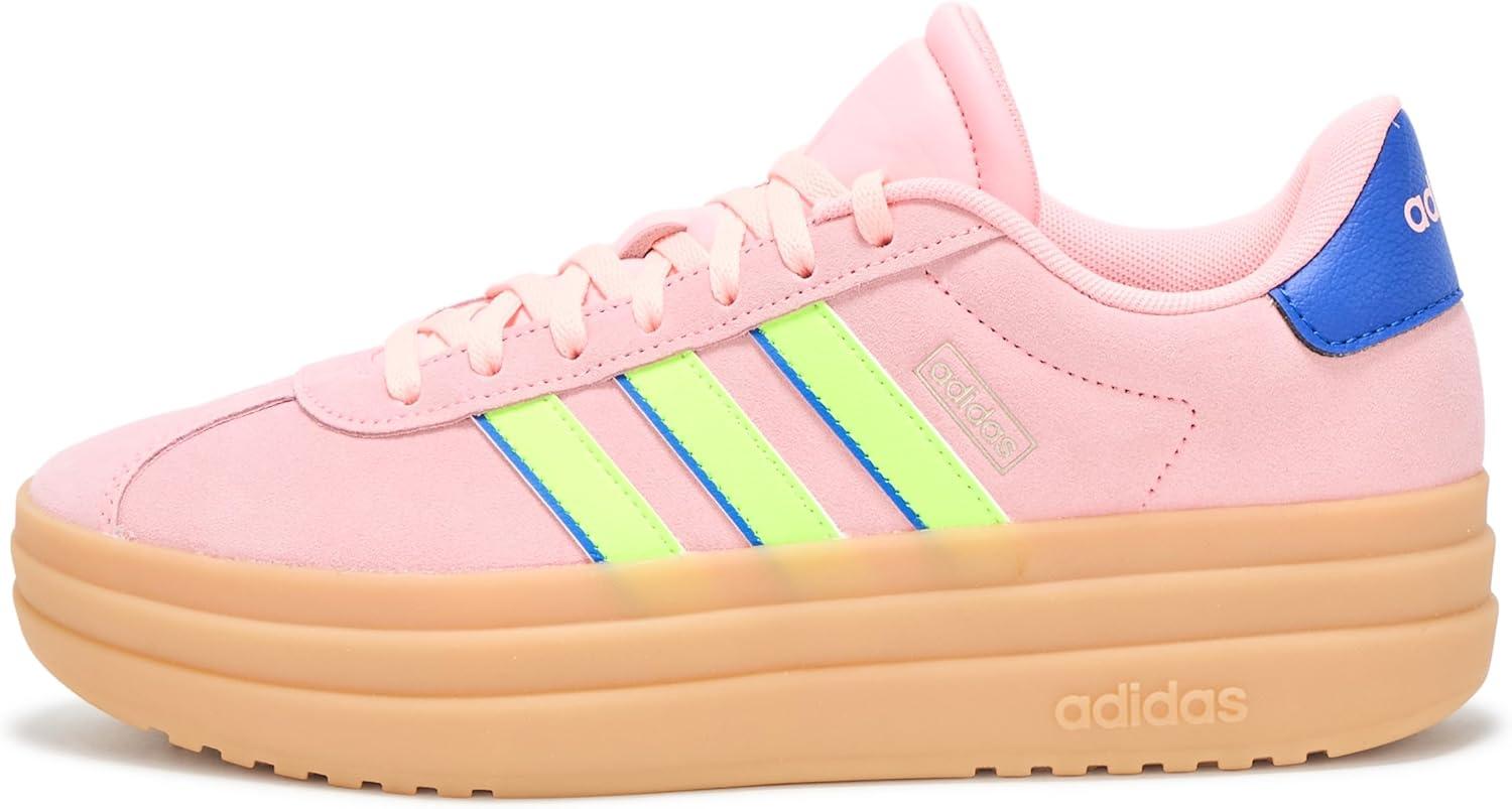 imageadidas Kids VL Court 30 SneakerPink SparkLucid LemonLucid Blue