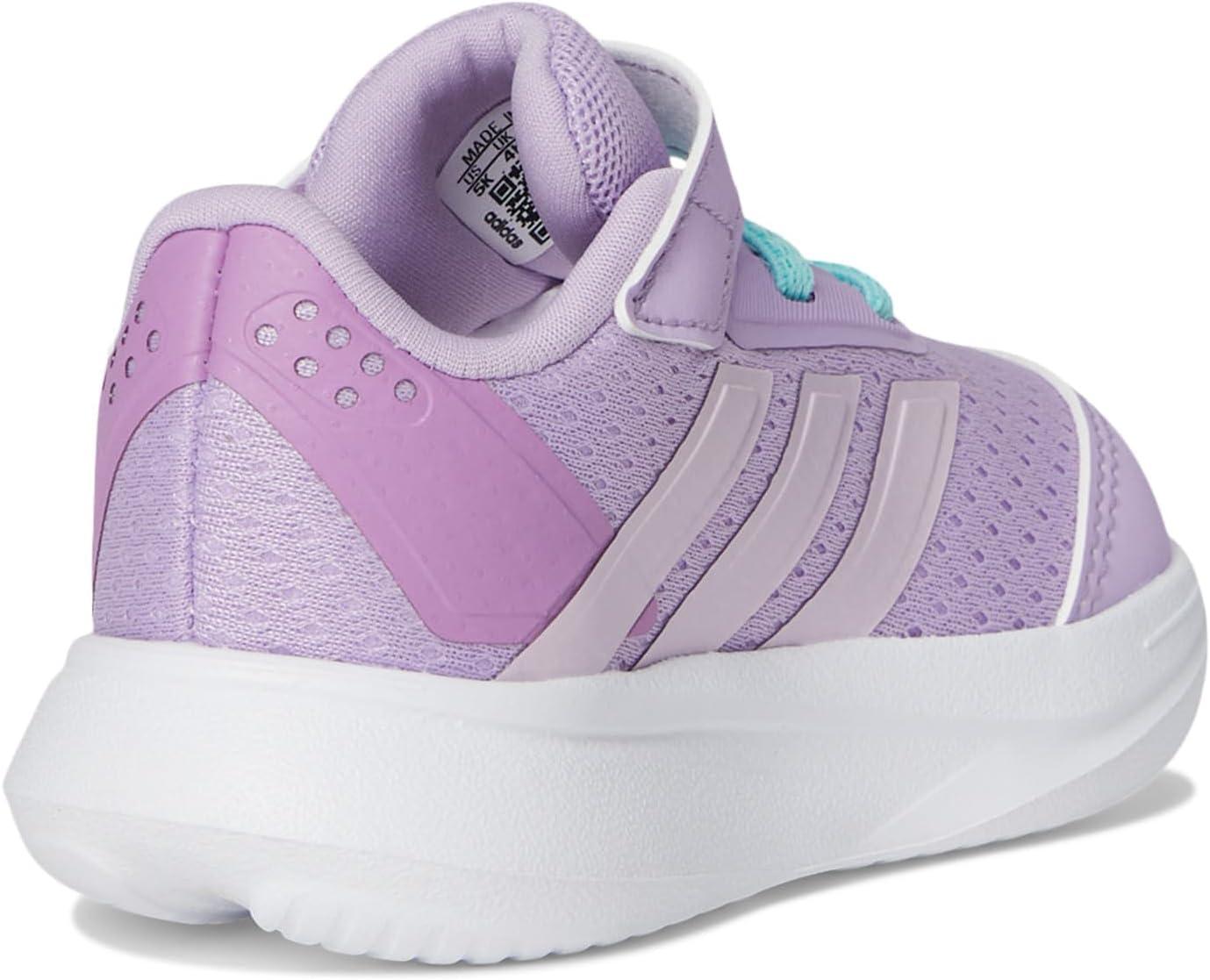 imageadidas UnisexBaby Duramo Sl Elastic Lace ampamp Strap Running SneakerPowder PlumIce LavenderFlash Aqua
