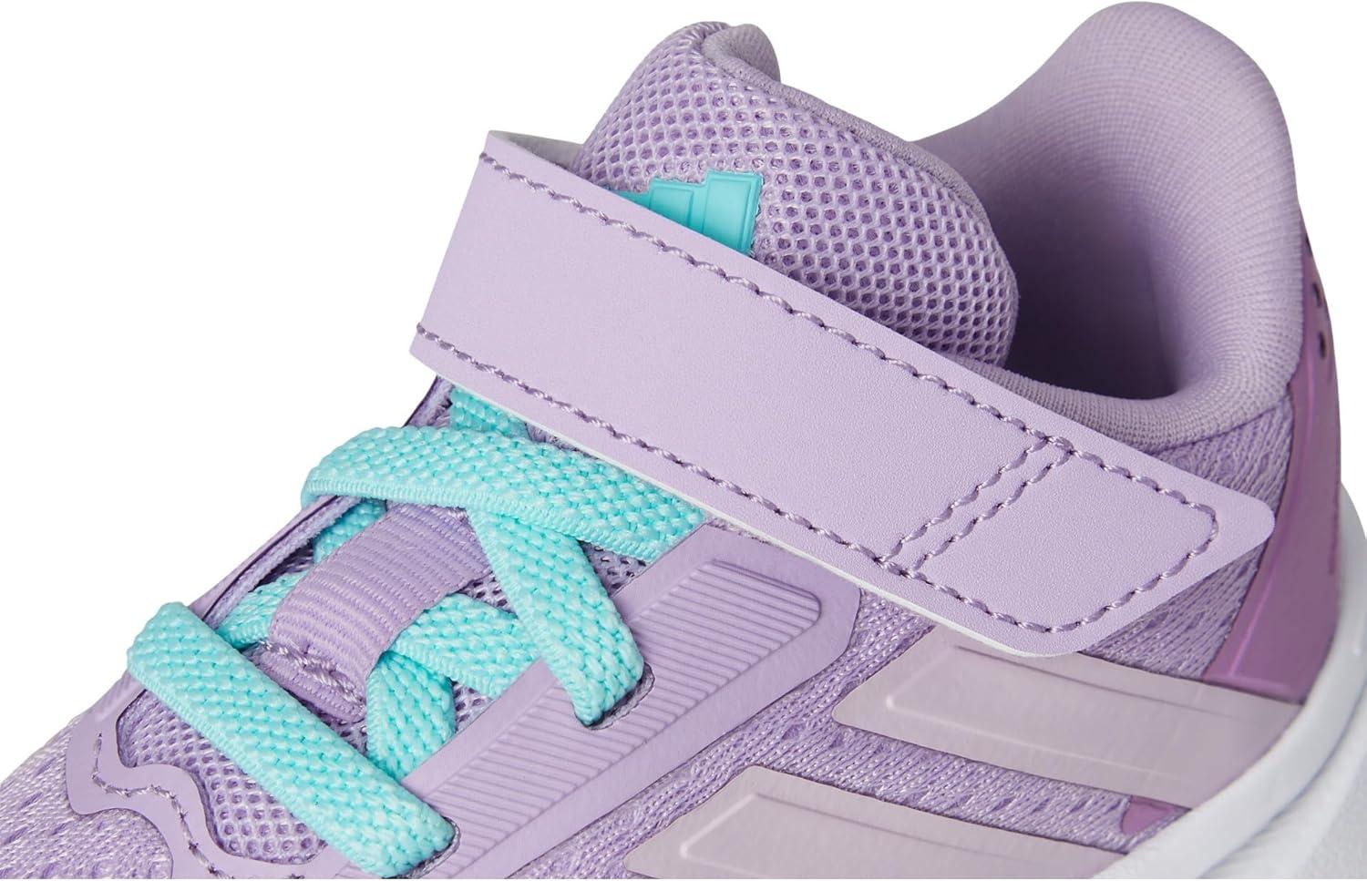imageadidas UnisexBaby Duramo Sl Elastic Lace ampamp Strap Running SneakerPowder PlumIce LavenderFlash Aqua