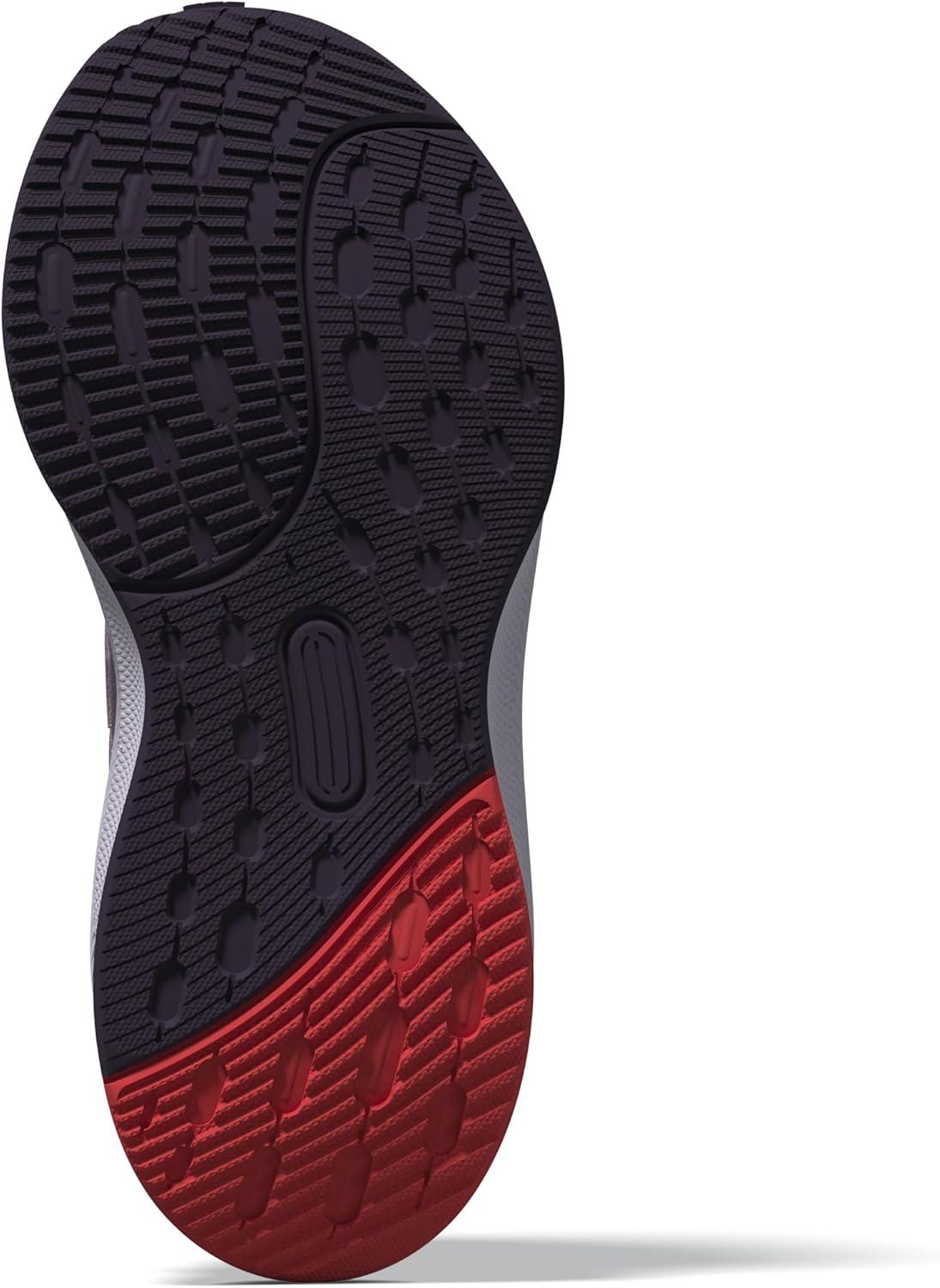 imageadidas UnisexChild Ultrarun 5 Elastic Lace ampamp Strap SneakerAurora PlumPowder PlumLucid Red